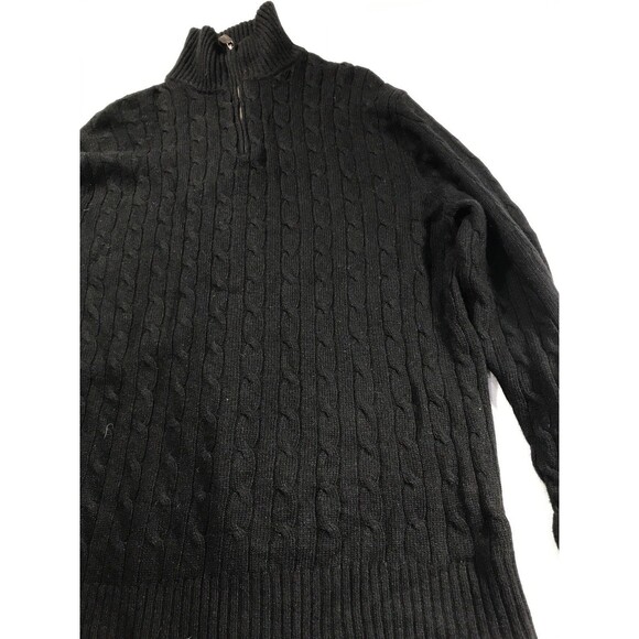 J Crew 1/4 Zip Sweater Wool Angora Rabbit Hair Blend Womens Size Large - Picture 4 of 8